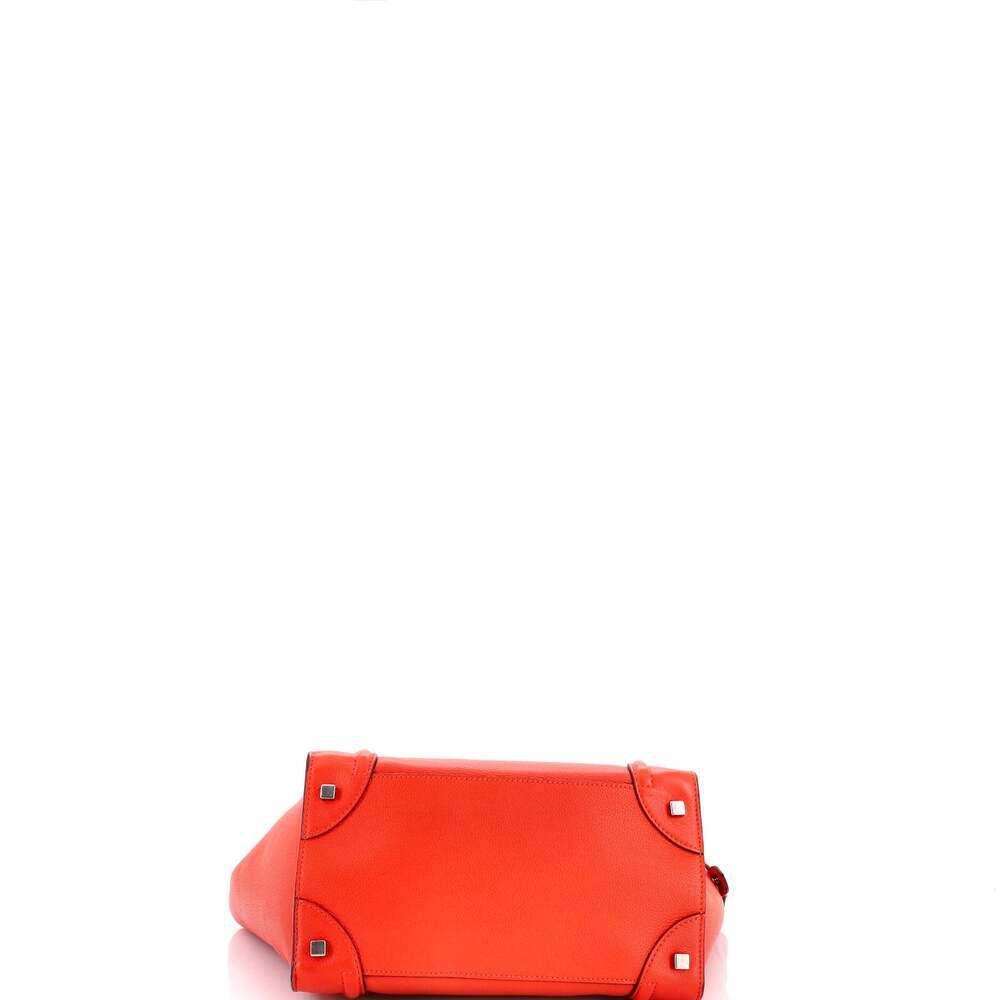 Celine Luggage Bag Grainy Leather Mini #239351C11B - Picture 4 of 8
